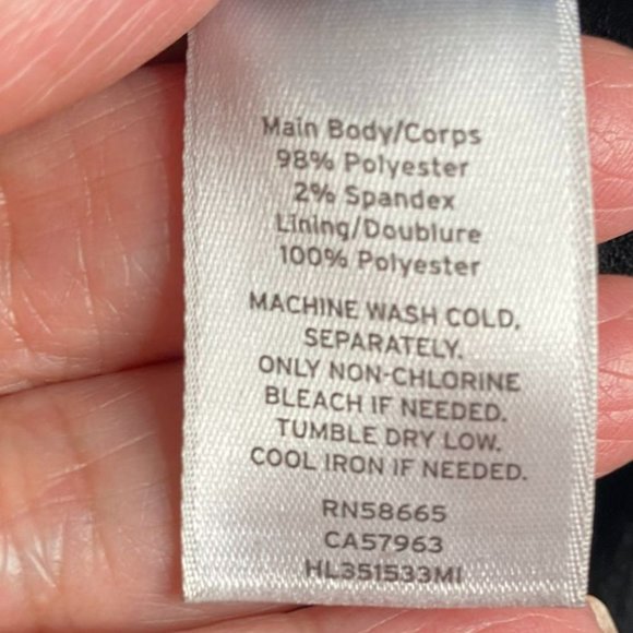 Trouve Womens Black Long Sleeve Moto Jacket with Zippers and Sleeve Tucks Size S - Picture 4 of 11